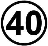 CIRCLE WHITE-40